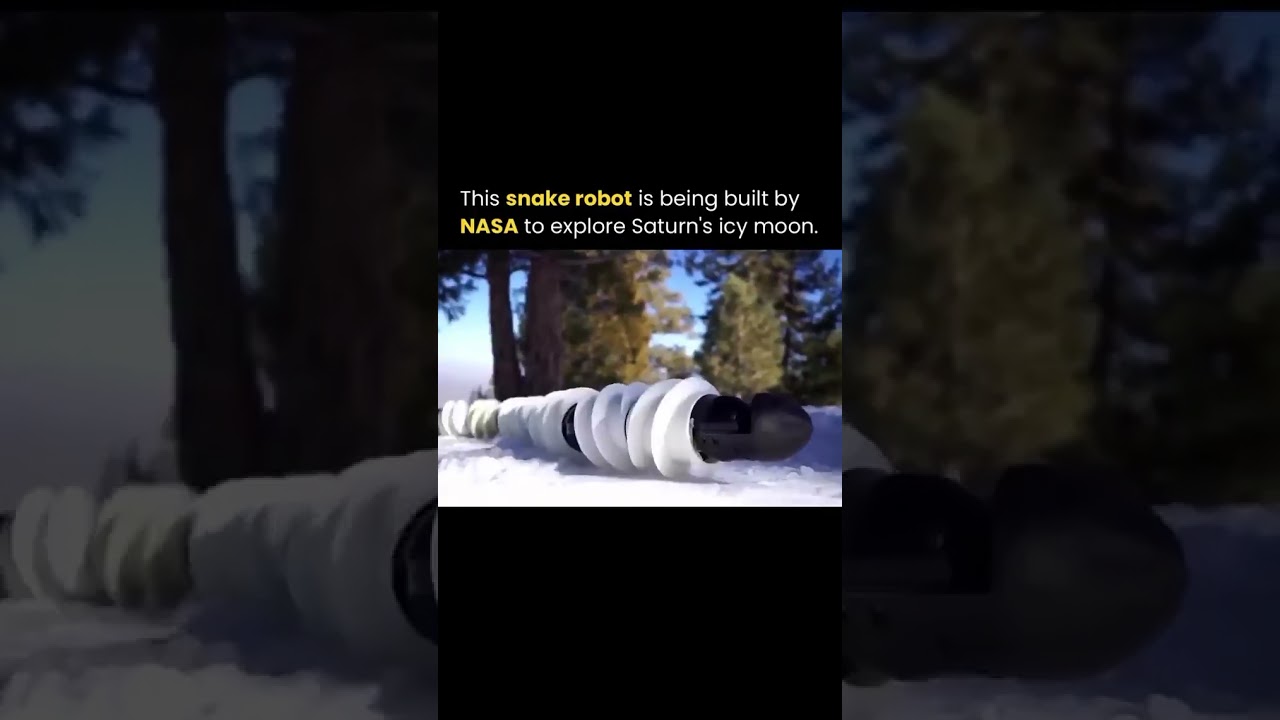 NASA’s Snake Robot: Exploring Saturn’s Icy Moon!