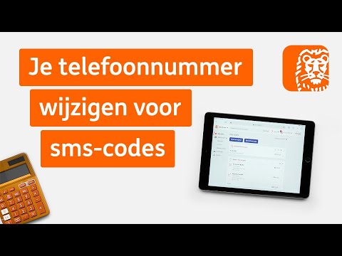 Telefoonnummer wijzigen voor SMS codes | Digitaal bankieren: Hoe werkt het? | ING