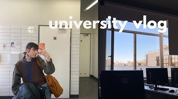 aesthetic student vlog | art uni vlog, interior architecture student + studying at the library