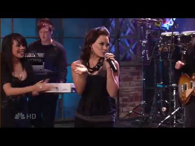 Hilary Duff  - With Love Live - The Tonight Show With Jay Leno 2007 - HD class=