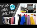 ¡Telas para invierno en Gamarra!