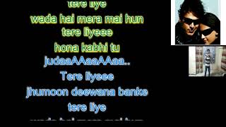 Tere Liye|Prince Atif Aslam full Karaoke with Lyrics|with Shreya Ghoshal voice