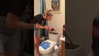 Wife pranks husband in most creative hilarious way EVER! 😂 #tonyandangel #funnycouple #prank