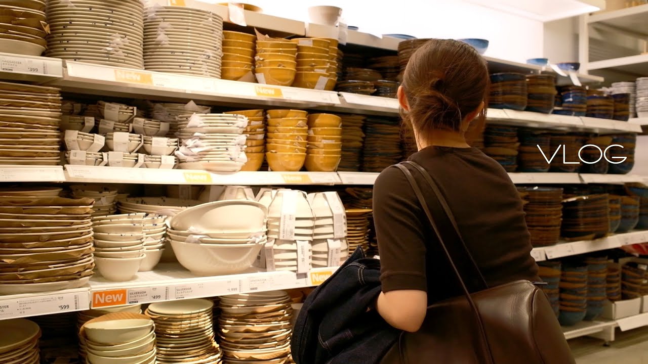 [VLOG]ひとり時間.久しぶりのIKEA/新緑に癒される/骨董市/永観堂/カフェ巡り