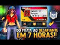 DO PRATA AO DESAFIANTE EM APENAS 7 HORAS NO FREE FIRE  🔥  TEMPORADA 20 🔥 HIGHLIGHTS ☠️