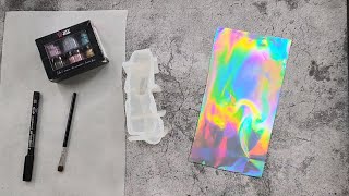 #1813 Stunning Holographic Resin Unicorn