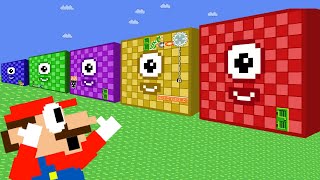 Мульт Mario Escape vs the Giant Numberblocks Mix Level Up Maze Mayhem Game Animation
