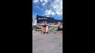 Local artist adding color, flare with a new mural in Bonnie Brae