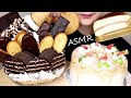 【大食い/咀嚼音】巨大チョコレートパフェ パフェ ミルクティーシフォンケーキ ティラミスミルクレープ フルグラ【ASMR / EATING SOUNDS / MUKBANG / NO TALKING】