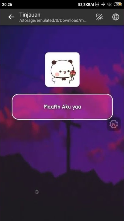 script minta maaf sama pacar 🥀