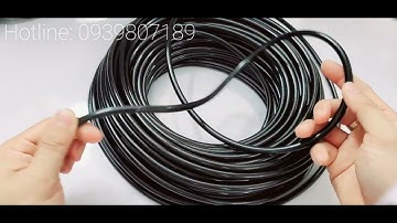 Ống dây tưới cây 6ly 7mm dẻo mềm Malee thái lan nhỏ giọt phun mưa phun sương độ bền dùng trên 10 năm