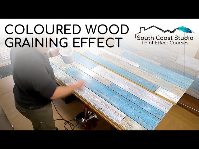 Wood Graining Tool Tutorial. How to use a wood graining tool. Super easy  and neat effects. 