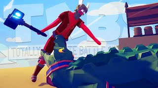 CROCODILE DID NOT EXPECT THIS FROM THOR ► Totally Accurate Battle Simulator (TABS)