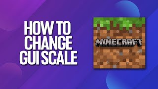 How To Change Gui Scale In Minecraft Tutorial