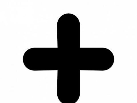 Как выглядит знак плюс