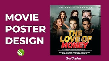 How to create a  movie poster Design in #Coreldraw /Timi Graphics