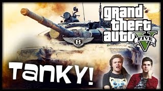 Grand theft auto 5 - KRADNEME TANKY! w/GoGo & Selassie