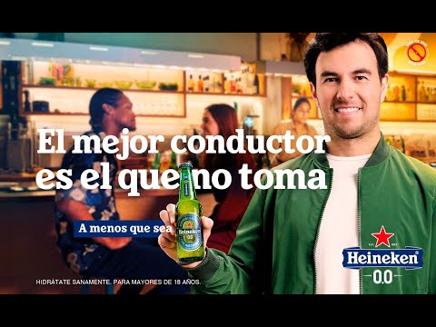 Checo Pérez se alía con Heineken 0.0 y LePub México