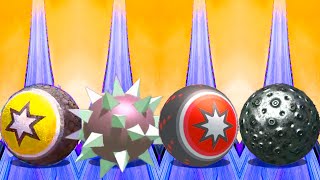 Rollance Balls vs Action Balls - Colored Normal Levels vs Reverse Levels! Race-511