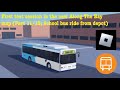 Roblox: First test session in the new Along The Bay map (Part 11/13; School bus ride from depot)