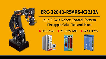 igus 5-Axis Robot Control System - Pineapple Cake Pick and Place Application
