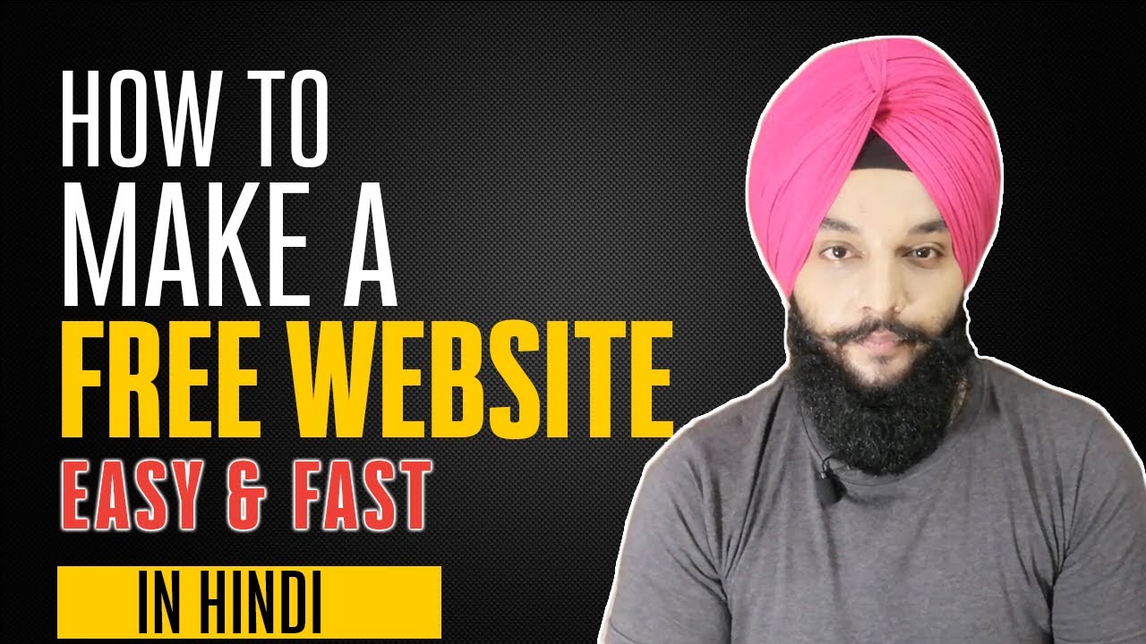 How to Make a Free Website in 2020 with Free Domain & Hosting [in Hindi ...