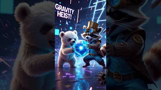 Bear vs Raccoon Multiverse Heist (gone wrong) 🚨 #shorts