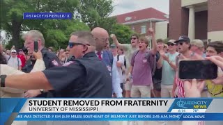 Ole Miss officials call student's actions at protest antiethical