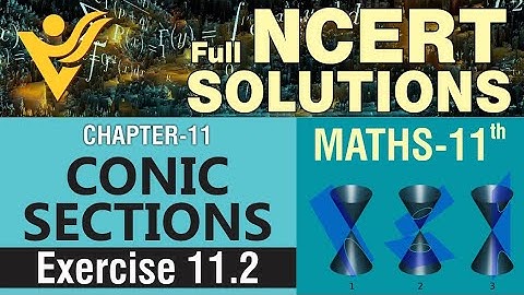 NCERT Maths Class 11th Chapter 11 Conic Section Exercise - 11.2 Full Solutions