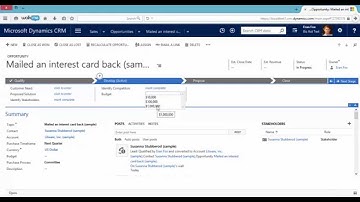 Business process flow- Microsoft Dynamics CRM 2015 training- part 6