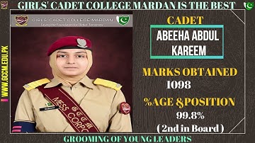 Matric/SSC-ll Board Exams Result -2021.... 38 Cadets among Top 10 Positions in the Board