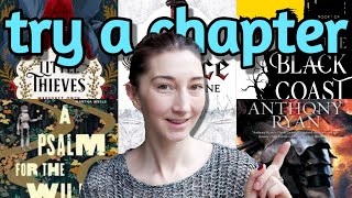 I do the TRY A CHAPTER challenge for my first book of 2022