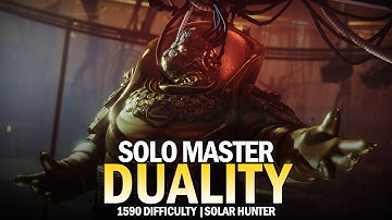 Solo 1590 Master Duality Dungeon Full Completion [Destiny 2]