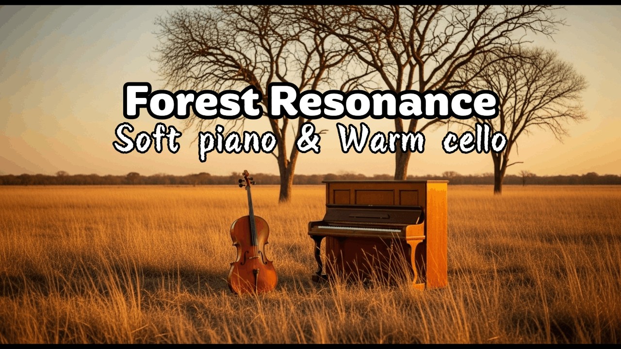 Soft piano Warm cello Natural stillness for work, sleep, study