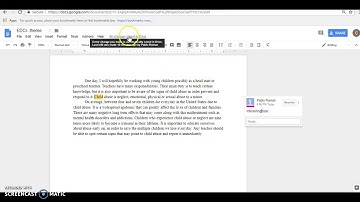 Google docs-collaborative writing tool