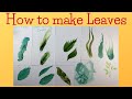 #47 How to Make Leaves with Alcohol Ink & Markers