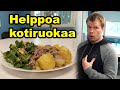 Ruokavinkki: Jauhelihaa kermakastikkeella, perunoita &amp; salaatti