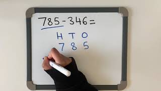 Column Subtraction With Exchanging (KS2)