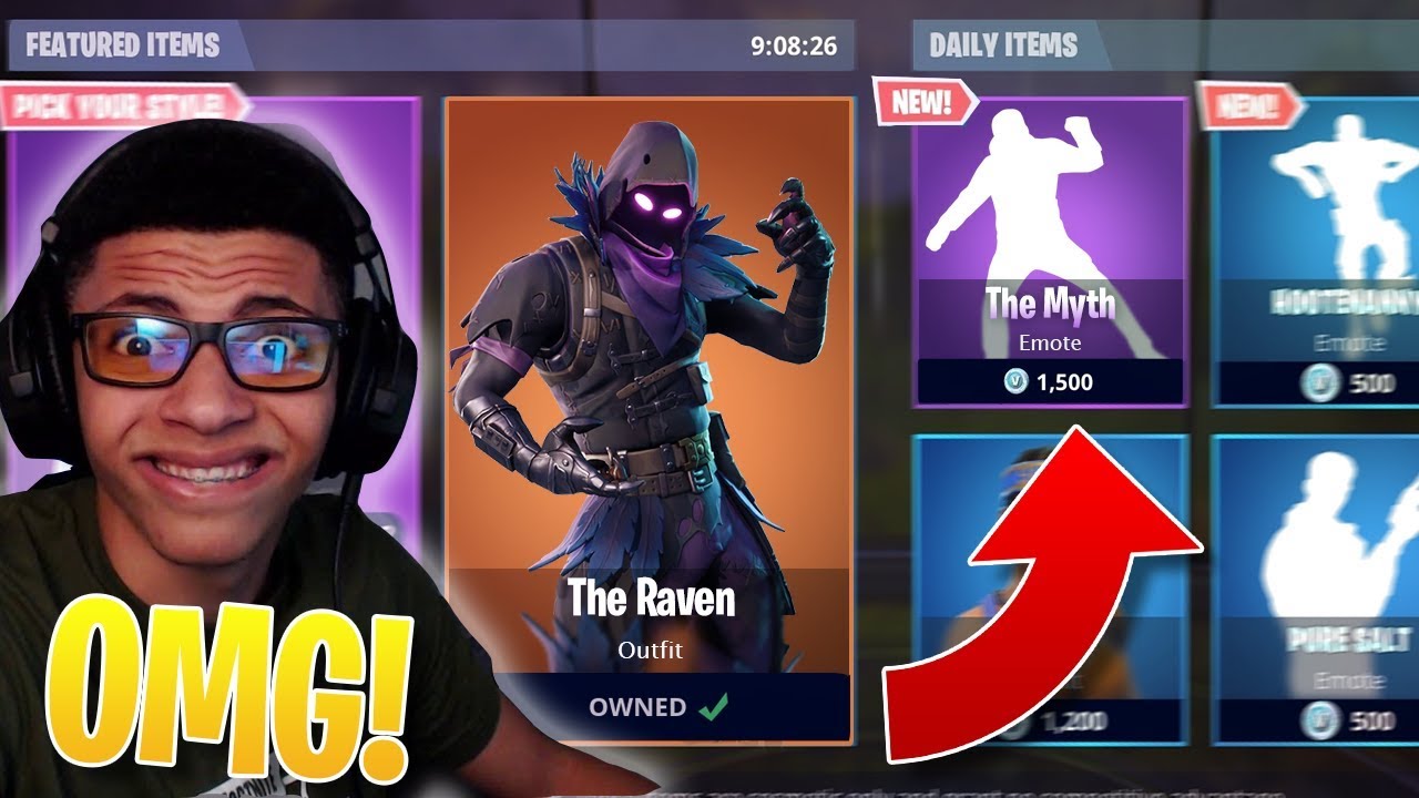 NEW "Myth" FORTNITE DANCE/EMOTE! - Legendary LEAKED SKINS ...