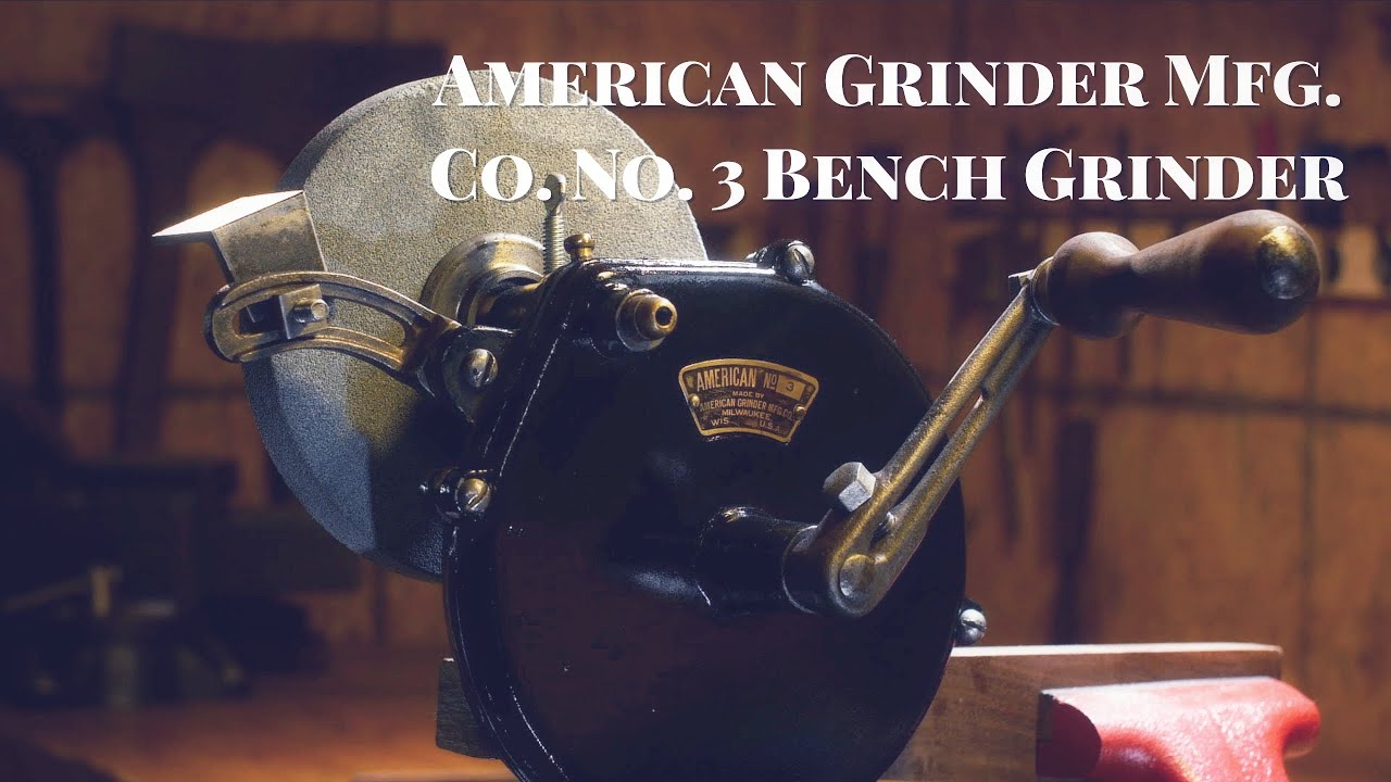 Hand cranking bench grinders..handy and useful