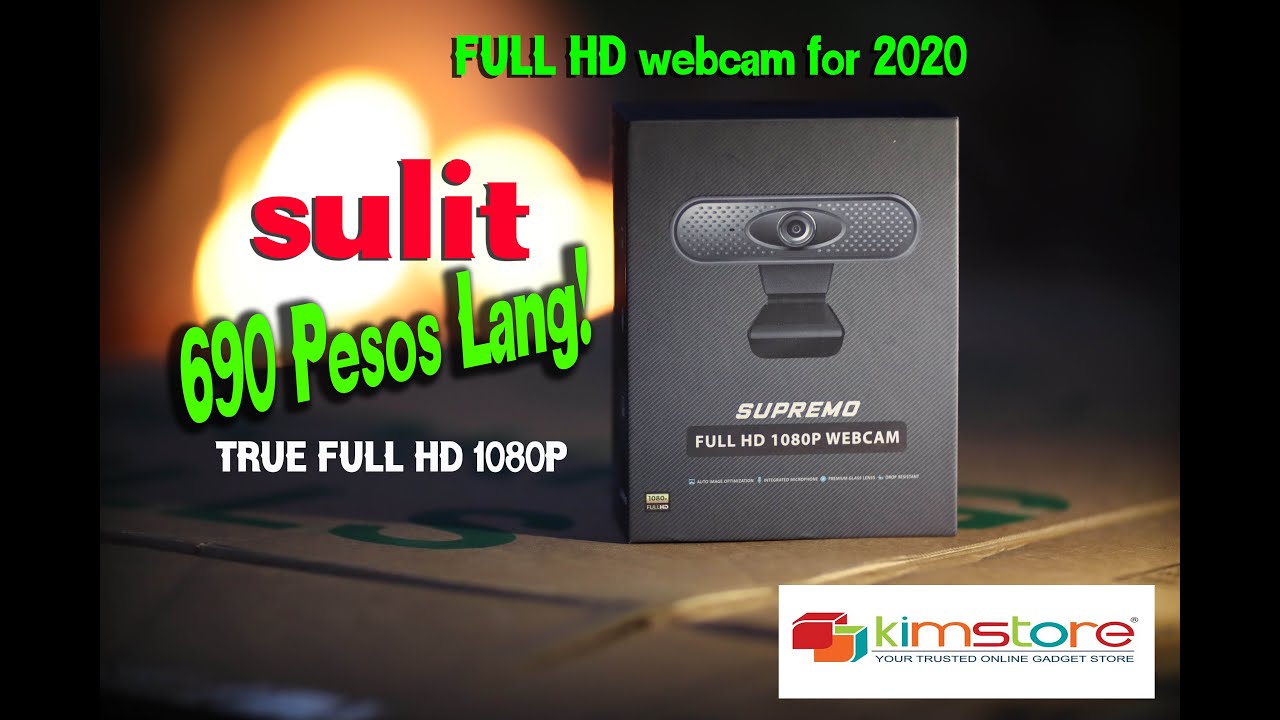 Supremo 1080p cam unboxing and first look 2020 from kimstore YouTube