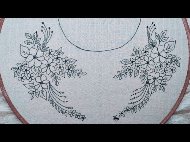 Modern Embroidery Design For Kurti