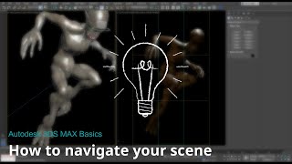 3DS MAX Basics: How to navigate your scene