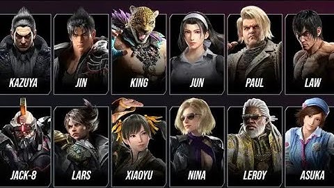 TEKKEN 8 all 32 fighters Character Select Animations & Voice Lines Revealed! #tekken8 #characters