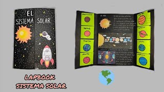 Como hacer un lapbook del sistema solar. Muy fácil