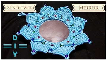 How to make Macrame mirror stand | Macrame Art | HD video