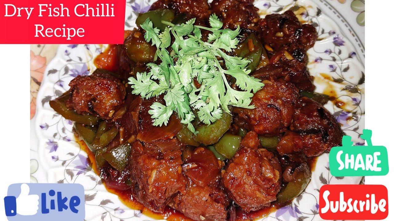 Drÿ Fish Chilli Restaurant Style Recipe/How To Make Dry Fish Chilli ...