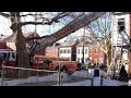 Firefighters on the roof of 1042 Lehman#LDNews