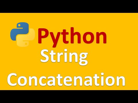 Examples on String concatenation in Python