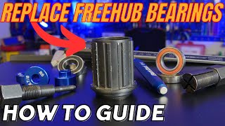 How To Replace Freehub Cartridge Bearings and Service  Road Bike Maintenance